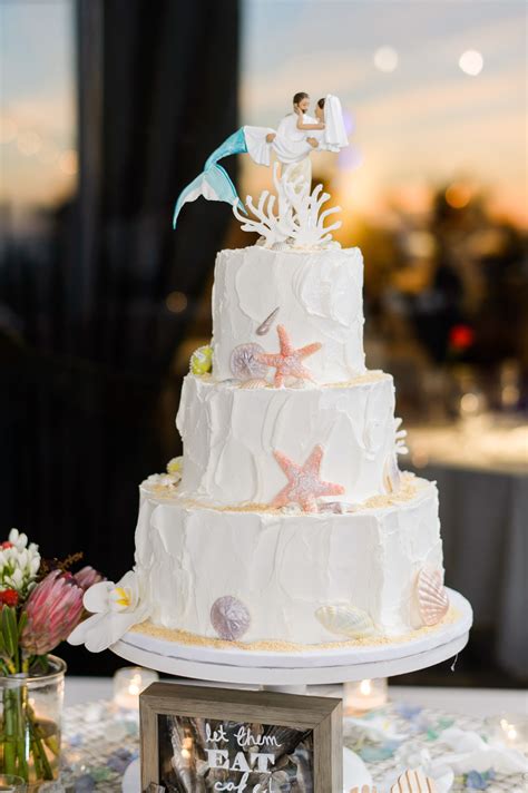 Mermaid Cake Toppers for Wedding