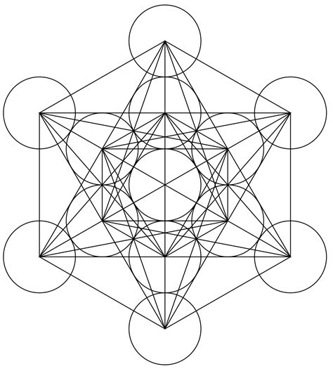 Metatron's Cube Template 10