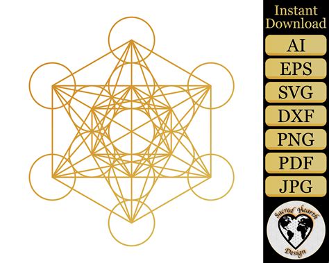 Metatron's Cube Template 3