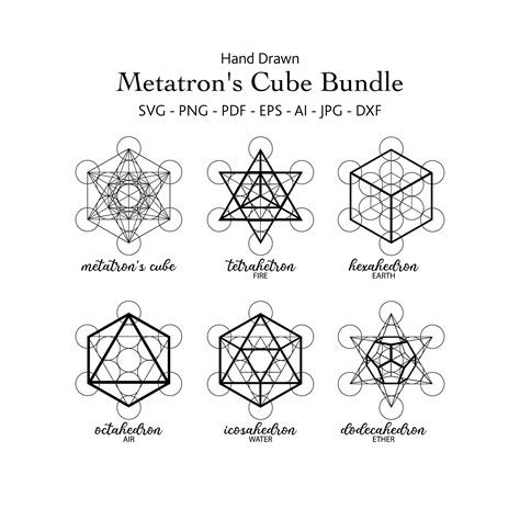 Metatron's Cube Template 5