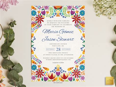 Mexican Theme Invitations Template 4