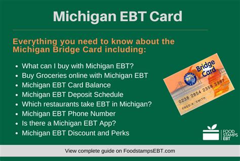 Michigan EBT Application Tips