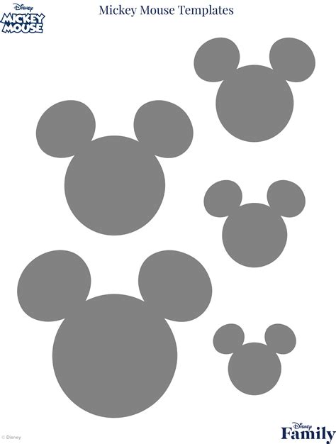 Mickey Mouse Template 10