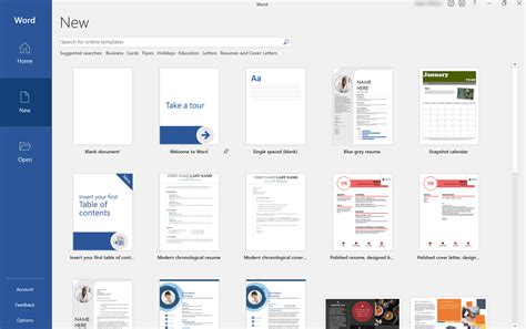 Microsoft Templates for Personal Use