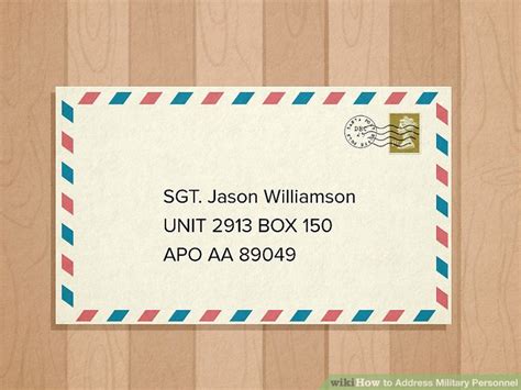 Military Address Format