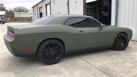 Military Green Vinyl Wrap Design 4