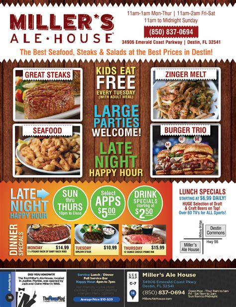 Miller Ale House Coupons Gallery 1