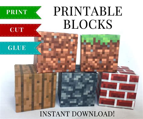 Minecraft Printable Blocks Gallery 9