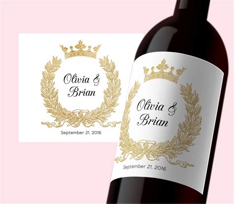 Mini Wine Bottle Label Templates for Special Occasions