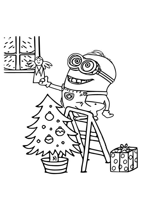 Minion Christmas Activity Pages