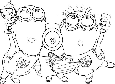 Minion coloring pages for adults