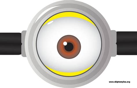 Minion Eyes Printable