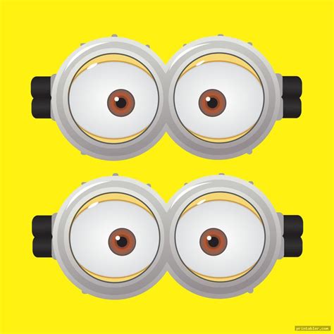 Minion Goggles Printing Process