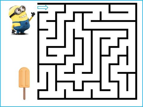 Mazes with Minion characters