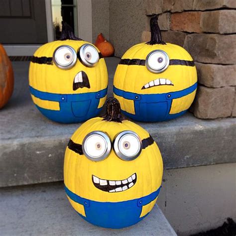 Minion Pumpkin Designs for Kids