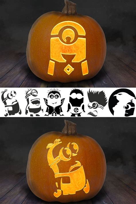 Minion Pumpkin Stencil Gallery 1