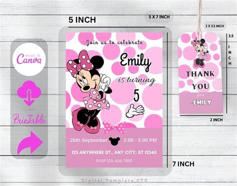 Minnie Mouse Printable Designs