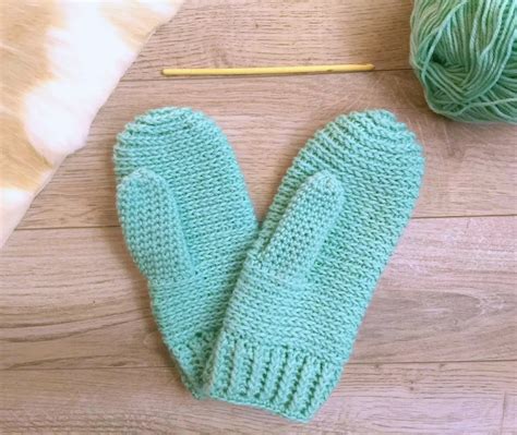 Mitten crochet