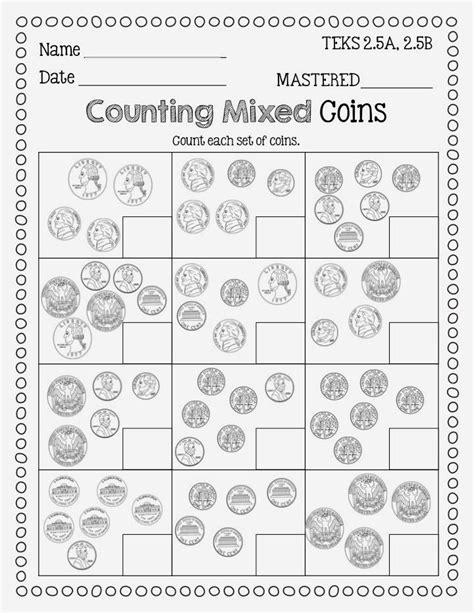 Mixed money worksheets