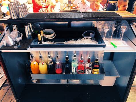 Mobile bar setup