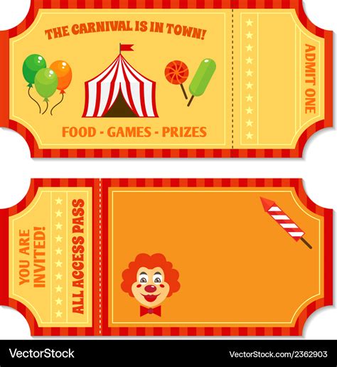 Modern Circus Ticket