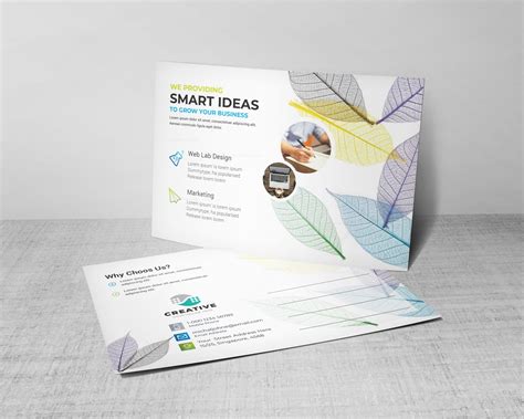 Modern postcard templates