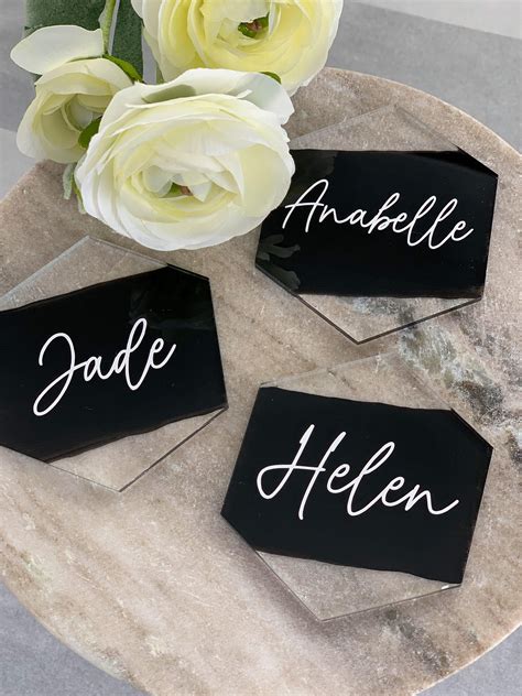 Modern wedding place card designs