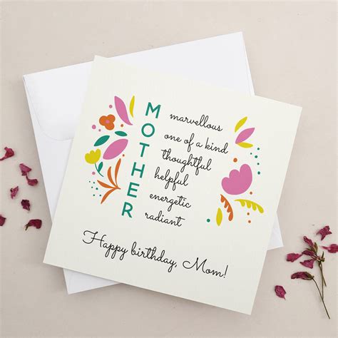 Mom Birthday Card Ideas