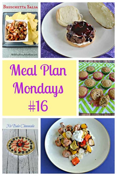 Monday's Meal Plan