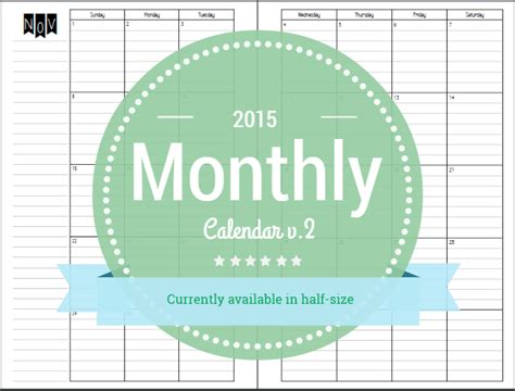 Monthly Planner Example 6