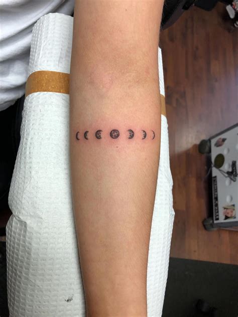 Moon tattoo design