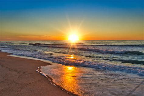 Morning Sunlight on the Beach