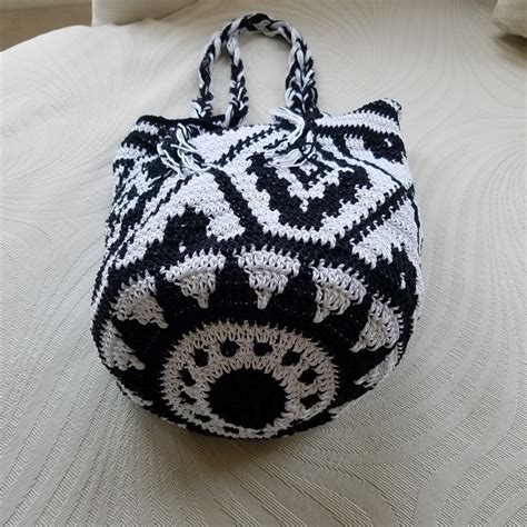 Mosaic Crochet Bag