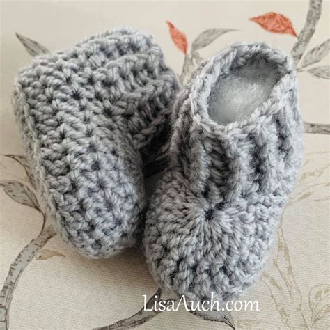 Mosaic Crochet Booties