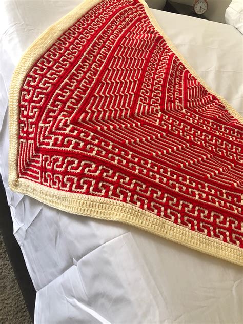 Mosaic Crochet Shawl