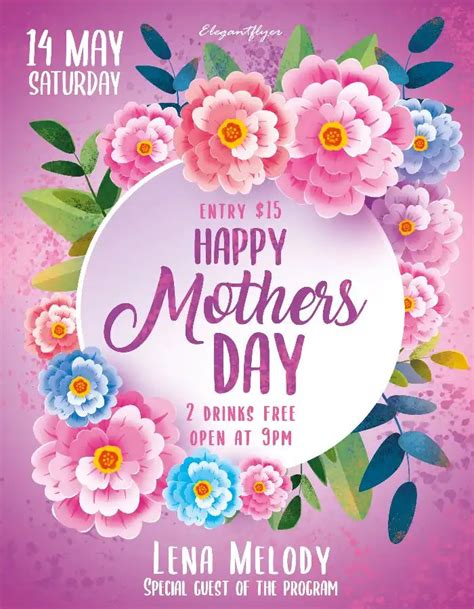 Mothers Day Flyer Template 1