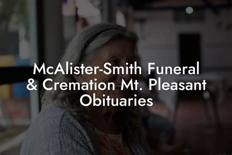 Mount Pleasant Obituaries Image 3