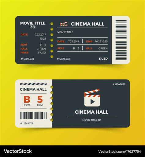 Movie Ticket Design