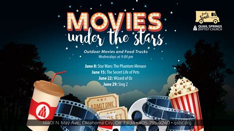 Movies under the stars template