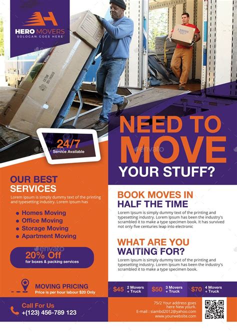 Moving Flyer Template 1