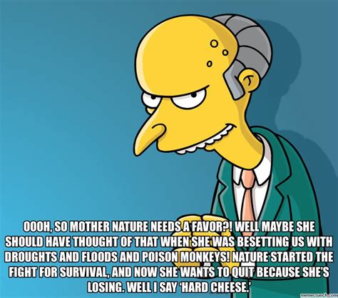 Funny Mr. Burns meme