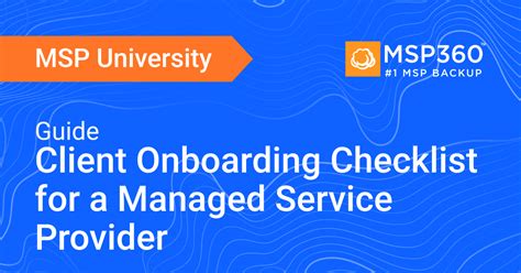 MSP Client Onboarding Process