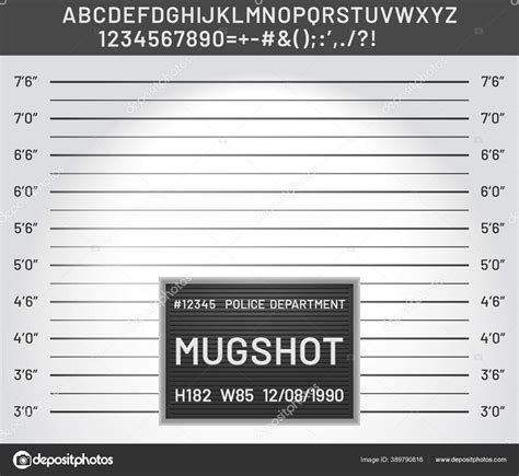 Types of mug shot templates