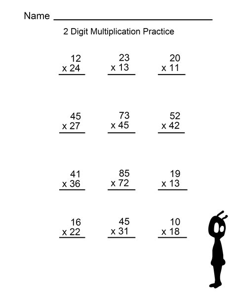 Multiplication worksheets specifically designed for 4th grade