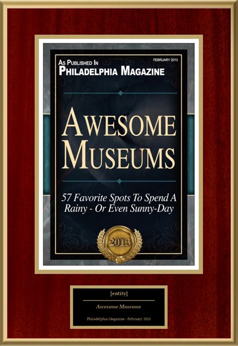 Benefits of Museum Plaque Template Design