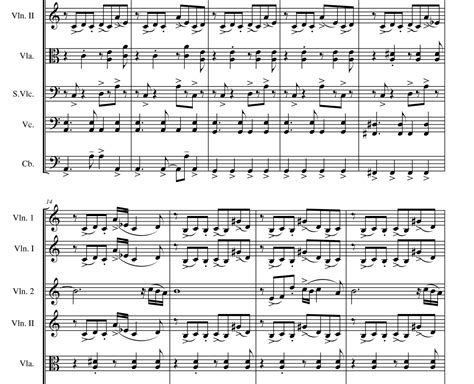 Music Sheets for Orchestra