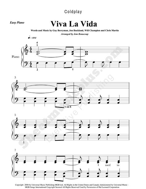 Music Sheets for Piano