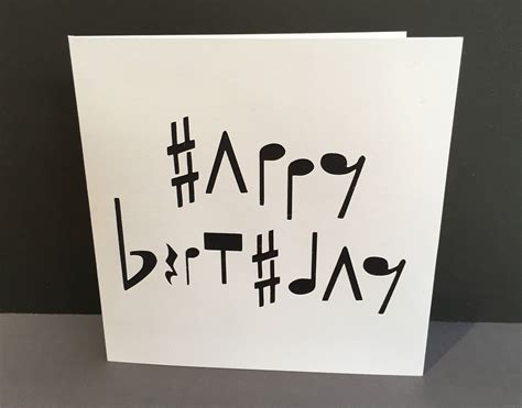 Music-Themed Birthday Cards