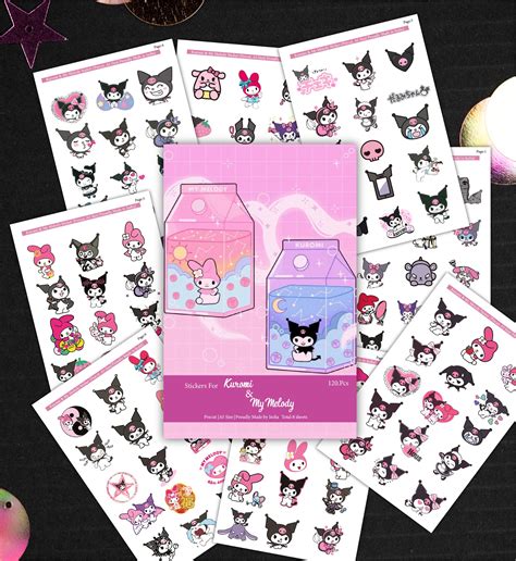 My Melody stickers for scrapbooking