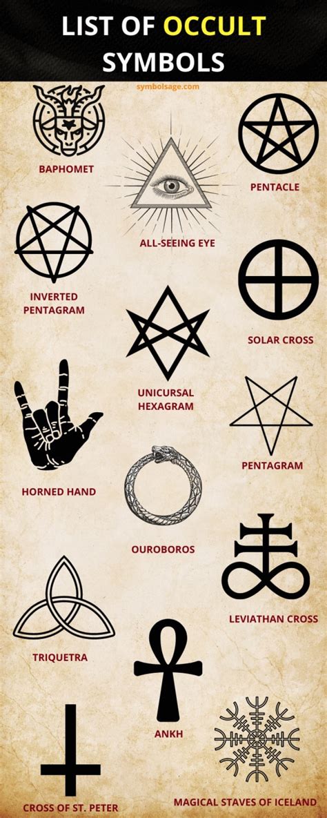 Mystical symbols for magic